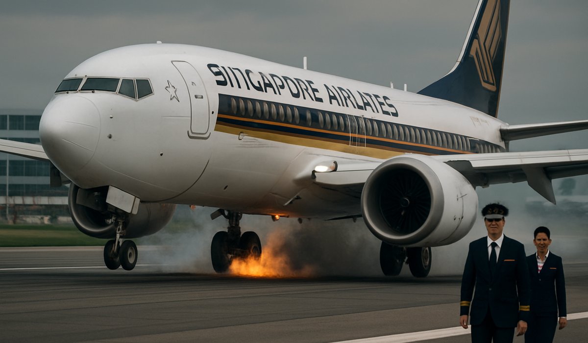 Singapore Airlines Boeing 737 MAX Suffers Tire Blowout at Kuala Lumpur, Triggering Major Airport Disruption
