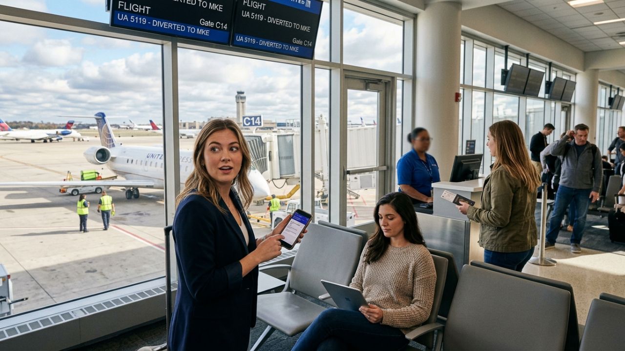 Breaking Airline News: SkyWest Mitsubishi CRJ-200 Executes Terrifying Unplanned Diversion to Milwaukee, Plunging Flight SKW5119 into Travel Chaos