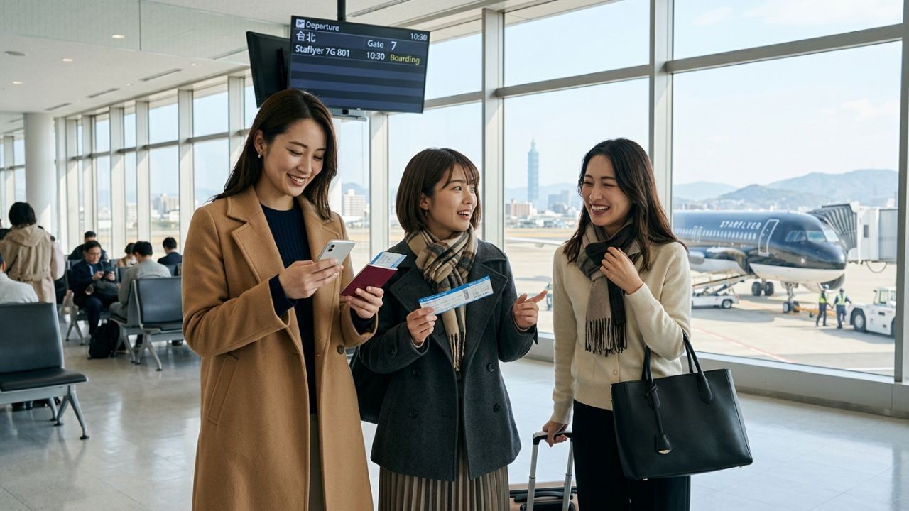 StarFlyer Kitakyushu Taipei flights aviation updates travel chaos