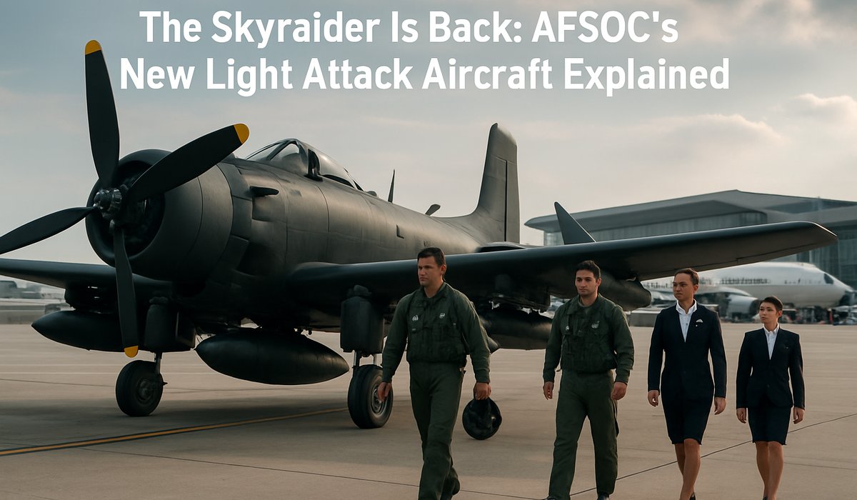 U.S. Air Force Resurrects Skyraider Legacy: New Light Attack Aircraft Set to Transform Close Air Support Operations