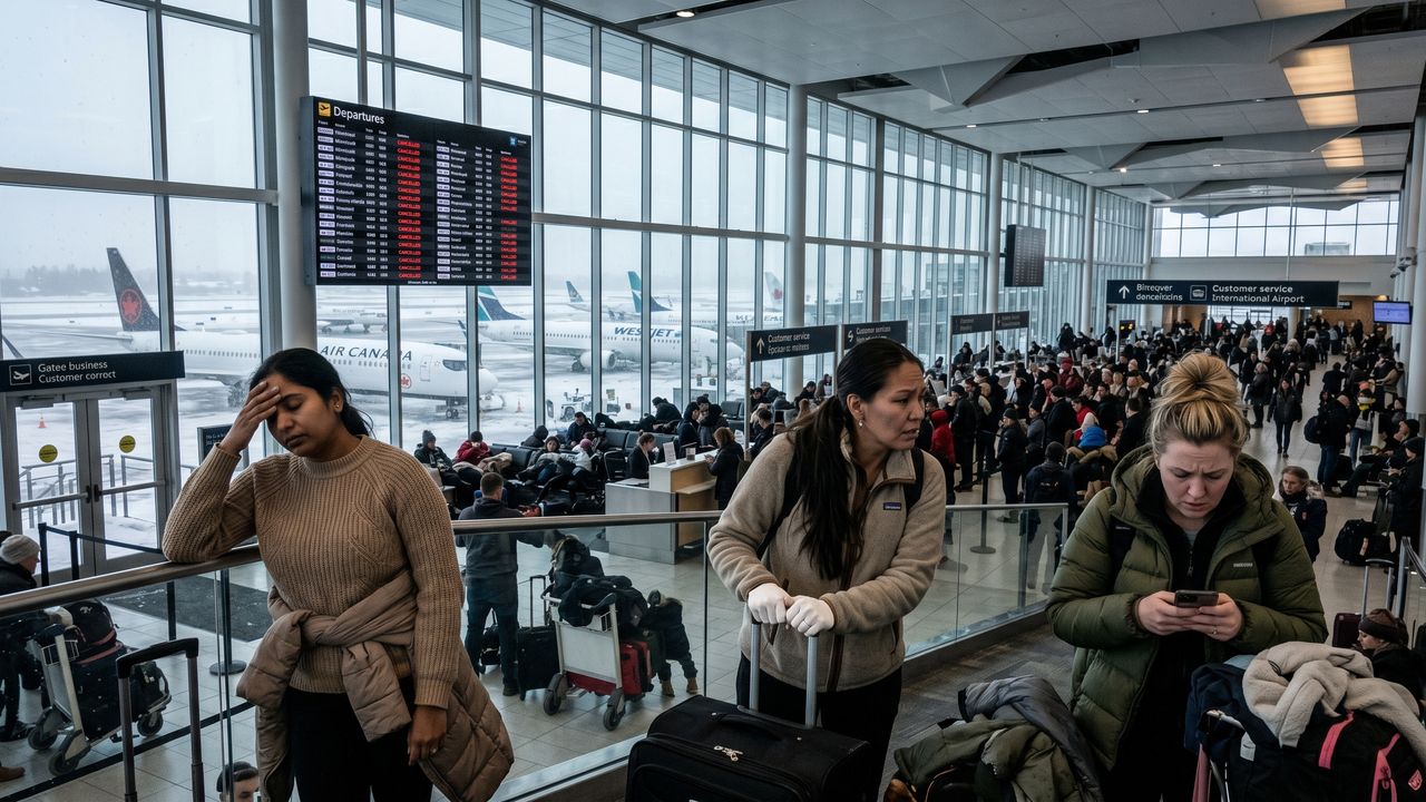 Ottawa Airport Disruptions: PAL Airlines and Jazz Flight Cancellations