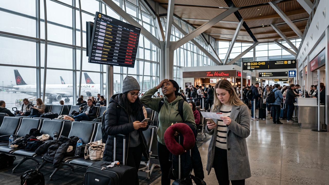 Travelers Stranded at Toronto Pearson International Airport as Air Canada and More Airlines Face Eleven Flight Cancellations and Several Delays, Affecting Major Routes Through Punta Cana, Warsaw, Austin, Bogotá, Raleigh, and Beyond