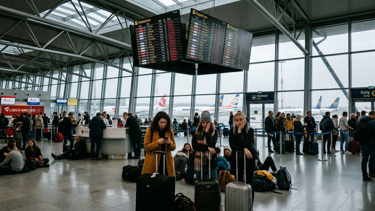 Flight Disruptions at Václav Havel Airport: Lufthansa, KLM, Delta Impact