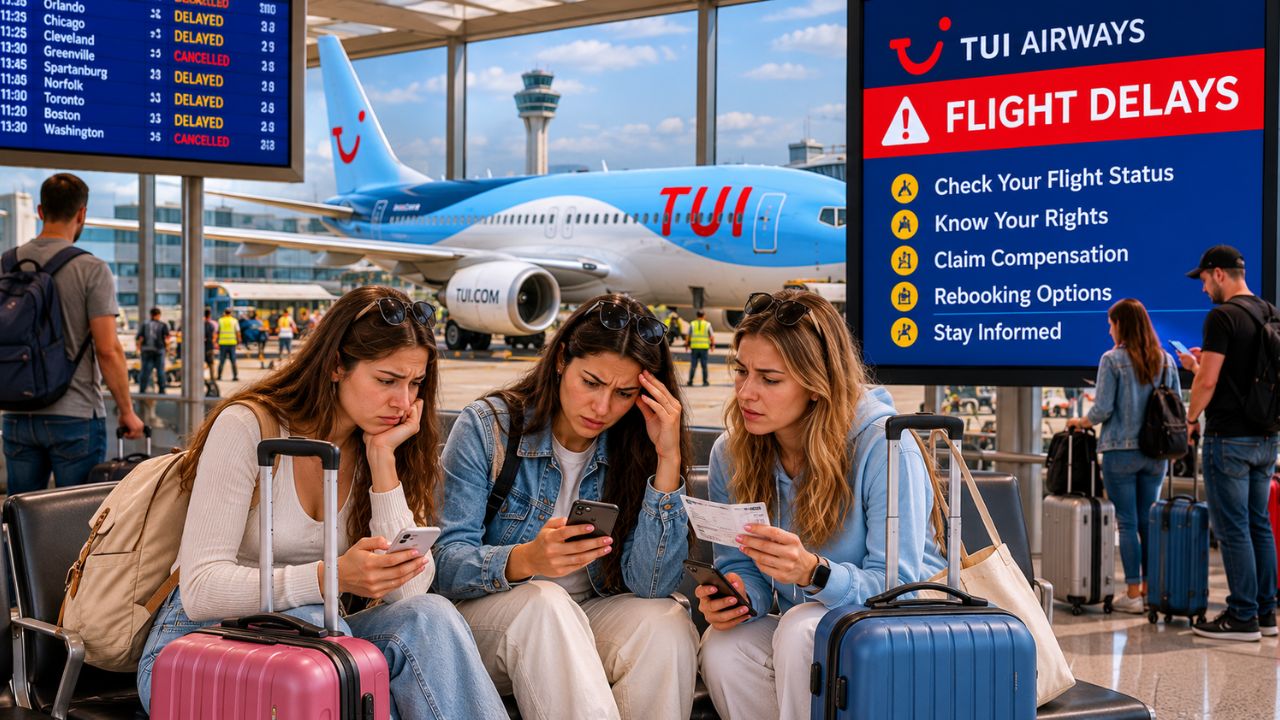 Tui Airways flight delays travel chaos aviation updates