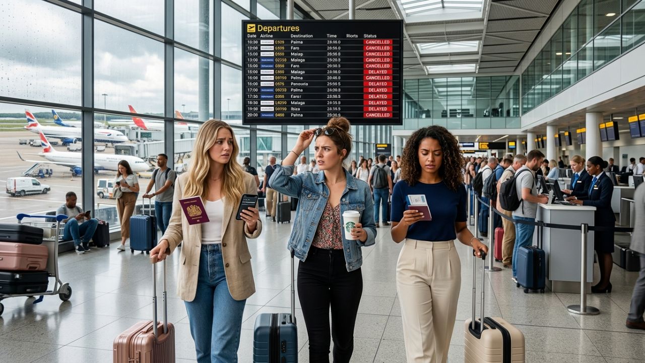 Aviation Updates: UK’s Most Stressful Airports Revealed as Gatwick, Exeter, and Manchester Trigger Devastating Summer Travel Chaos