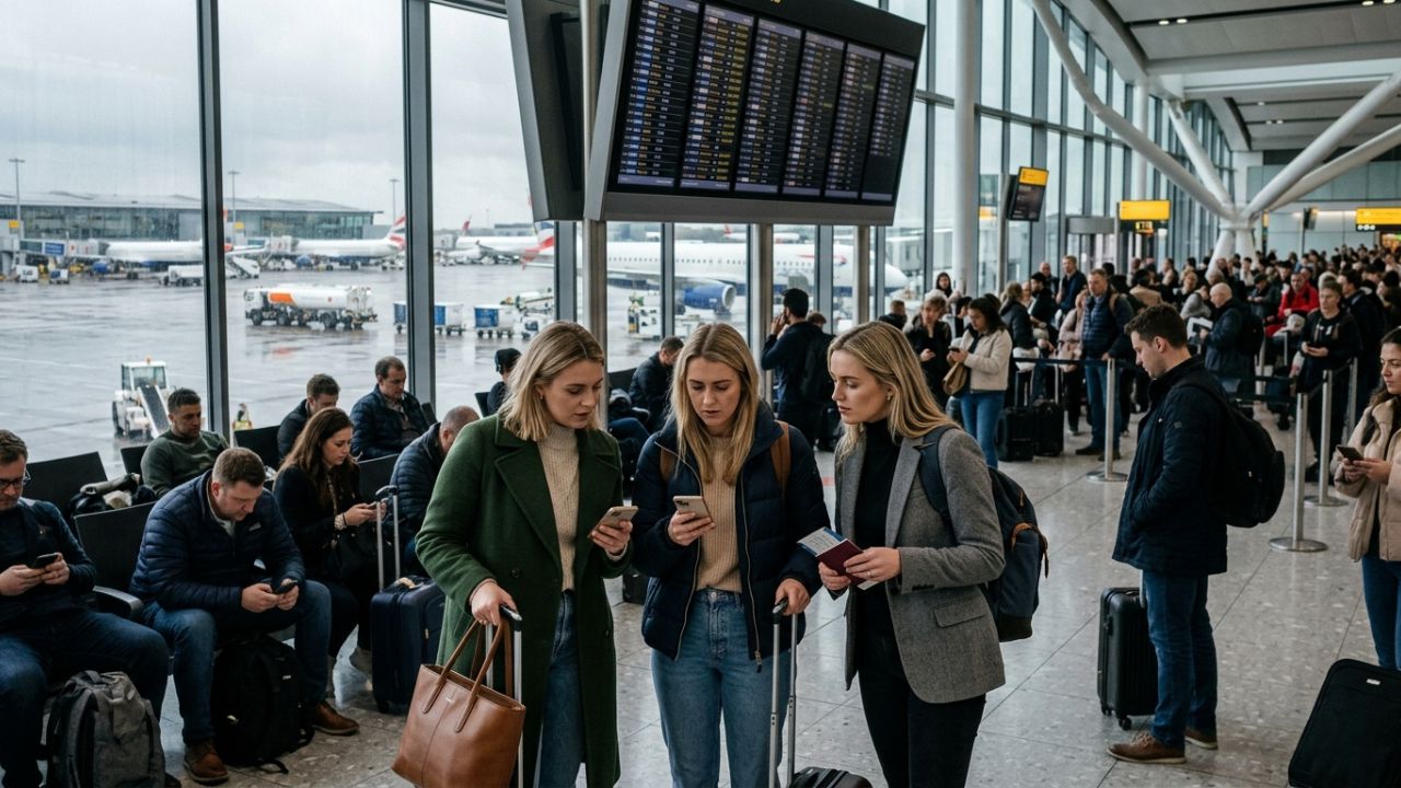 UK CAA TUI Airways flight delays travel chaos aviation updates