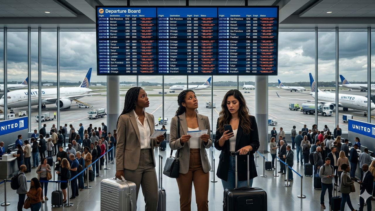 Breaking Airline News: United Airlines Violently Cancels 9 Flights and Delays 159, Forcing Massive Passenger Rebooking to Bypass Terrifying US Travel Chaos