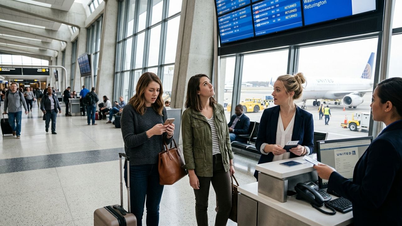 Bypassing Travel Chaos: United Airlines Flight UAL1536 Executes Mid-Air Turnback to Washington Dulles, Stranding Raleigh-Durham Passengers: Airline News