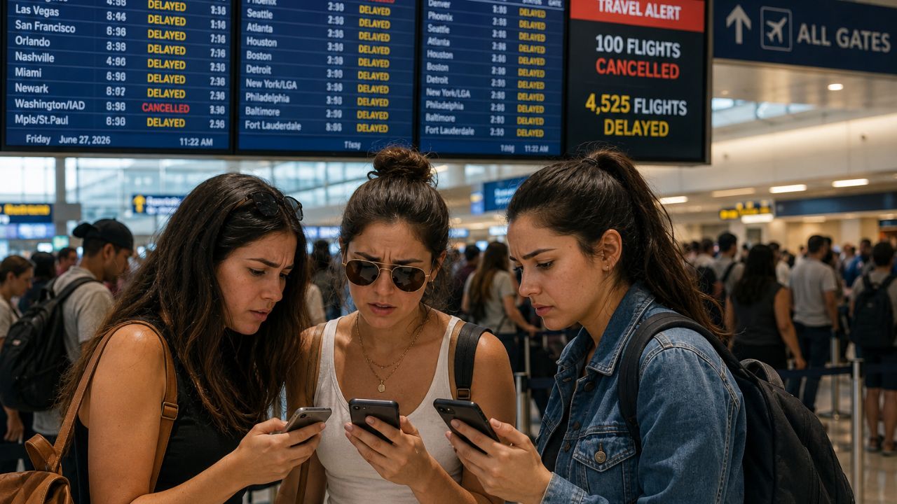Aviation Updates: Massive US Travel Chaos Triggers 4,525 Delays as Southwest, American, and United Airlines Buckle