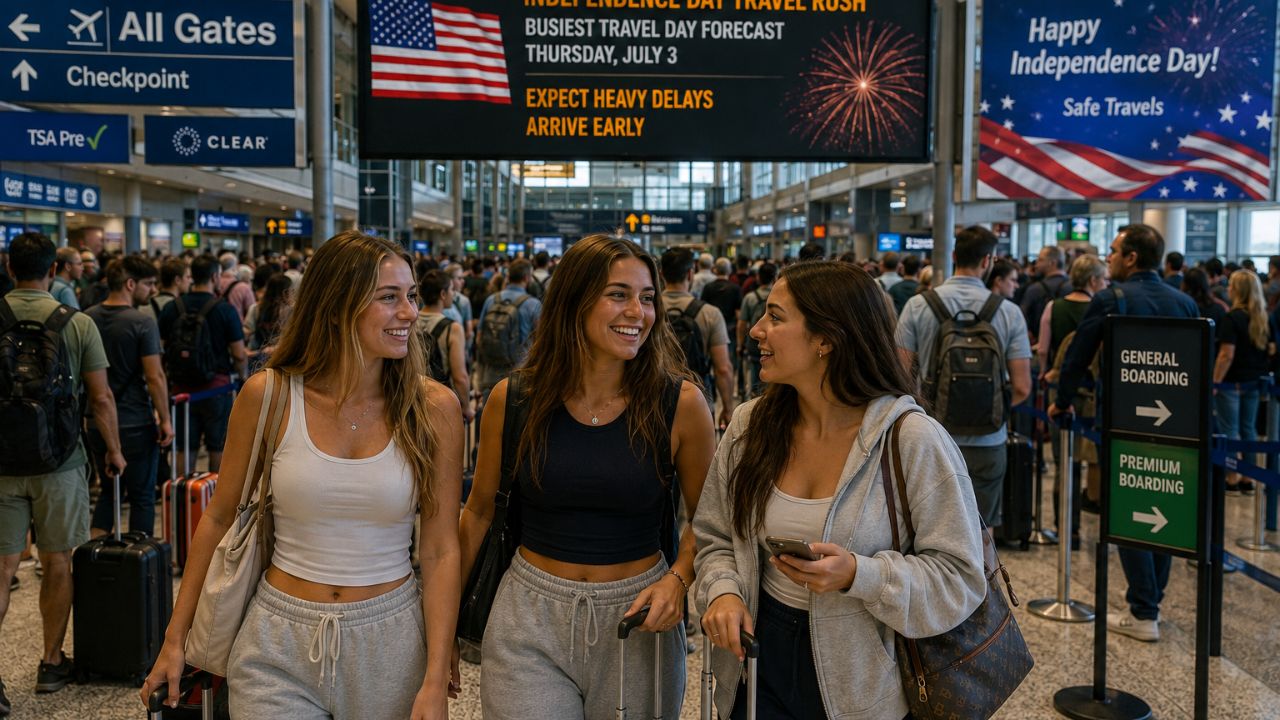 US July Fourth travel chaos flight cancellations