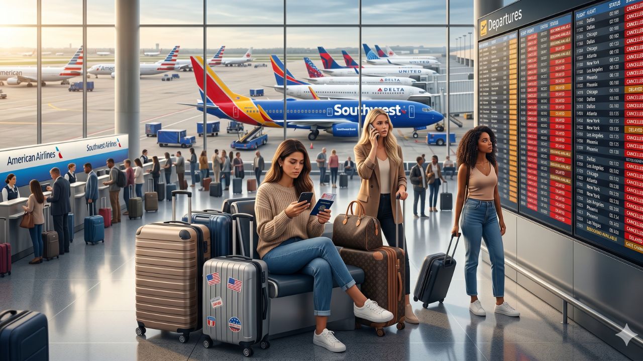 Breaking Airline News: Severe Travel Chaos Paralyzes the United States as American Airlines and Southwest Suffer Massive Nationwide Flight Cancellations