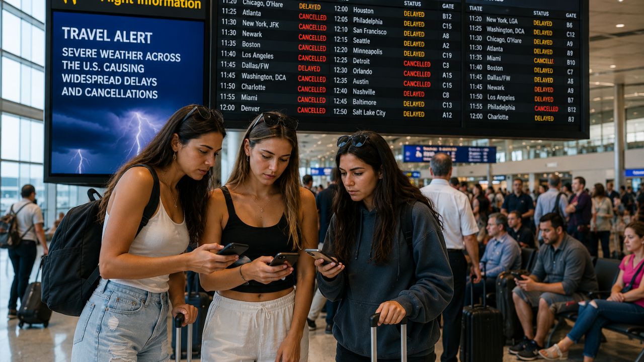 Aviation Updates: Massive Nationwide US Travel Chaos Triggers 669 Flight Cancellations and 6,476 Delays as Thunderstorms Paralyze Major Networks