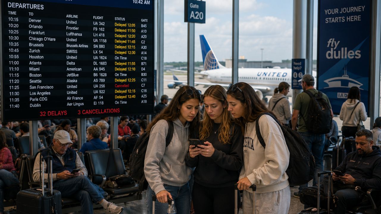 Aviation Updates: Washington Dulles Plunged into Travel Chaos as Frontier, United, and Lufthansa Grapple with 35 Flight Cancellations and Delays