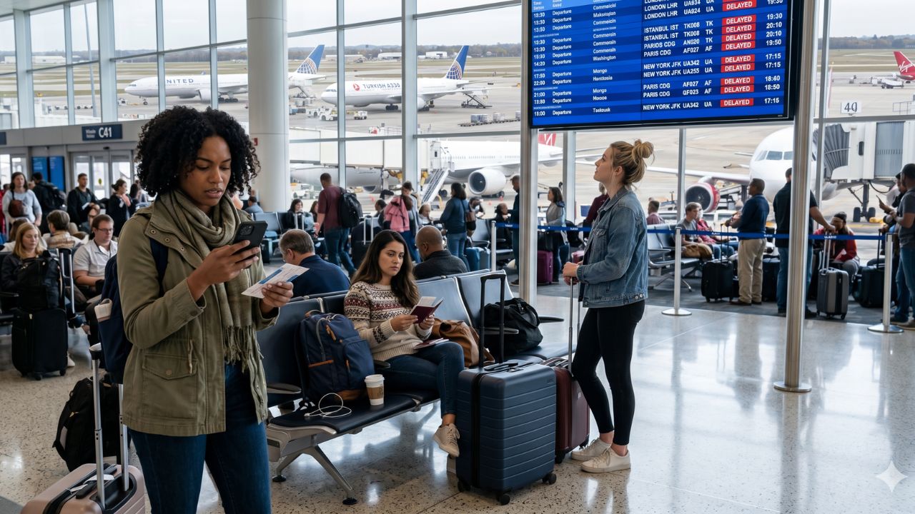 Washington Dulles Terminal Gridlock: United, Delta, and British Airways Suffer Massive Flight Delays, Stranding Passengers in Travel Chaos