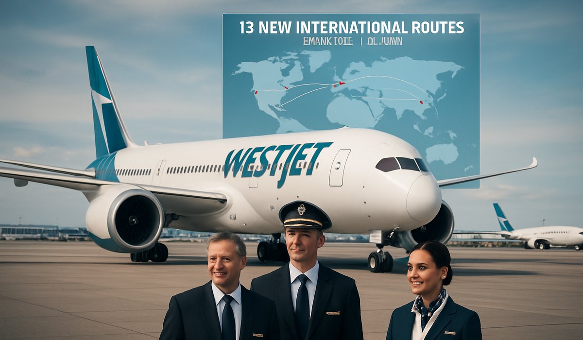 WestJet Charts Aggressive Expansion with 13 New International Routes Set to Launch in 2026