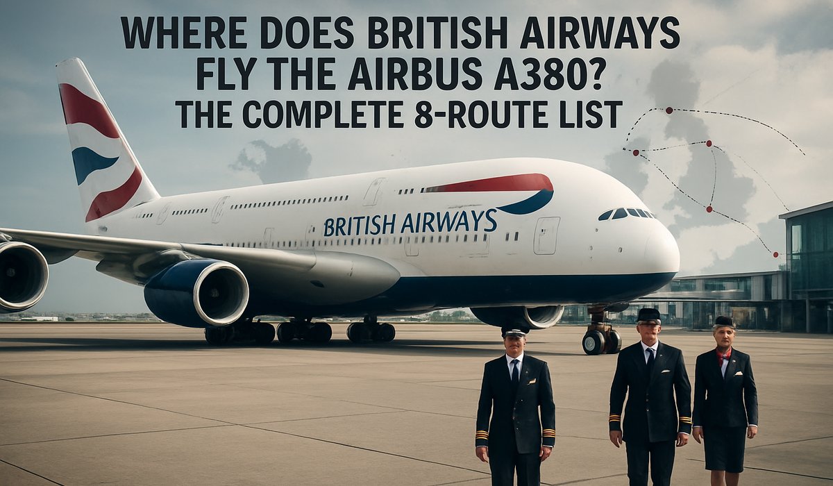 British Airways Expands A380 Operations: Complete Route Map Reveals 8 Strategic Long-Haul Corridors
