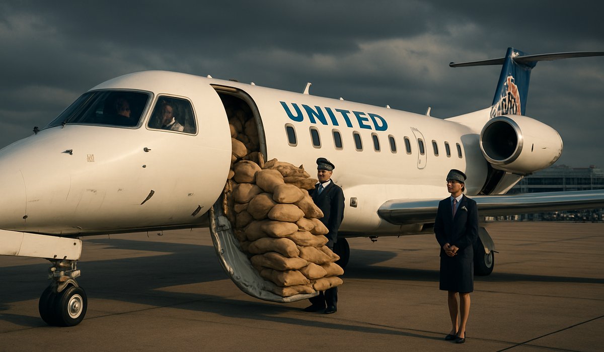 United Airlines Operates Entire Aircraft for Single Passenger, Fills Empty Seats With Sandbags to Balance Weight