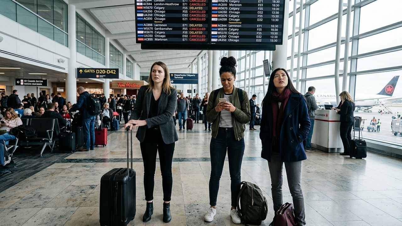 Travelers Stranded at Toronto City Centre Airport as Jazz and Porter Airlines Cancel 15 Flights and Face Numerous Delays, Disrupting Major Routes Across Canada and the US, Including Montreal, Ottawa, Thunder Bay, Boston, Newark, and More