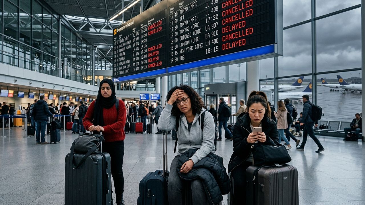 Travelers Across Germany Face Continued Airline Disruptions as Lufthansa, United , and Swiss International Ground Four Major Flights Frankfurt Airport Hindering Travel to Tokyo, Chicago, London, Geneva, and More Key Destinations – New Update