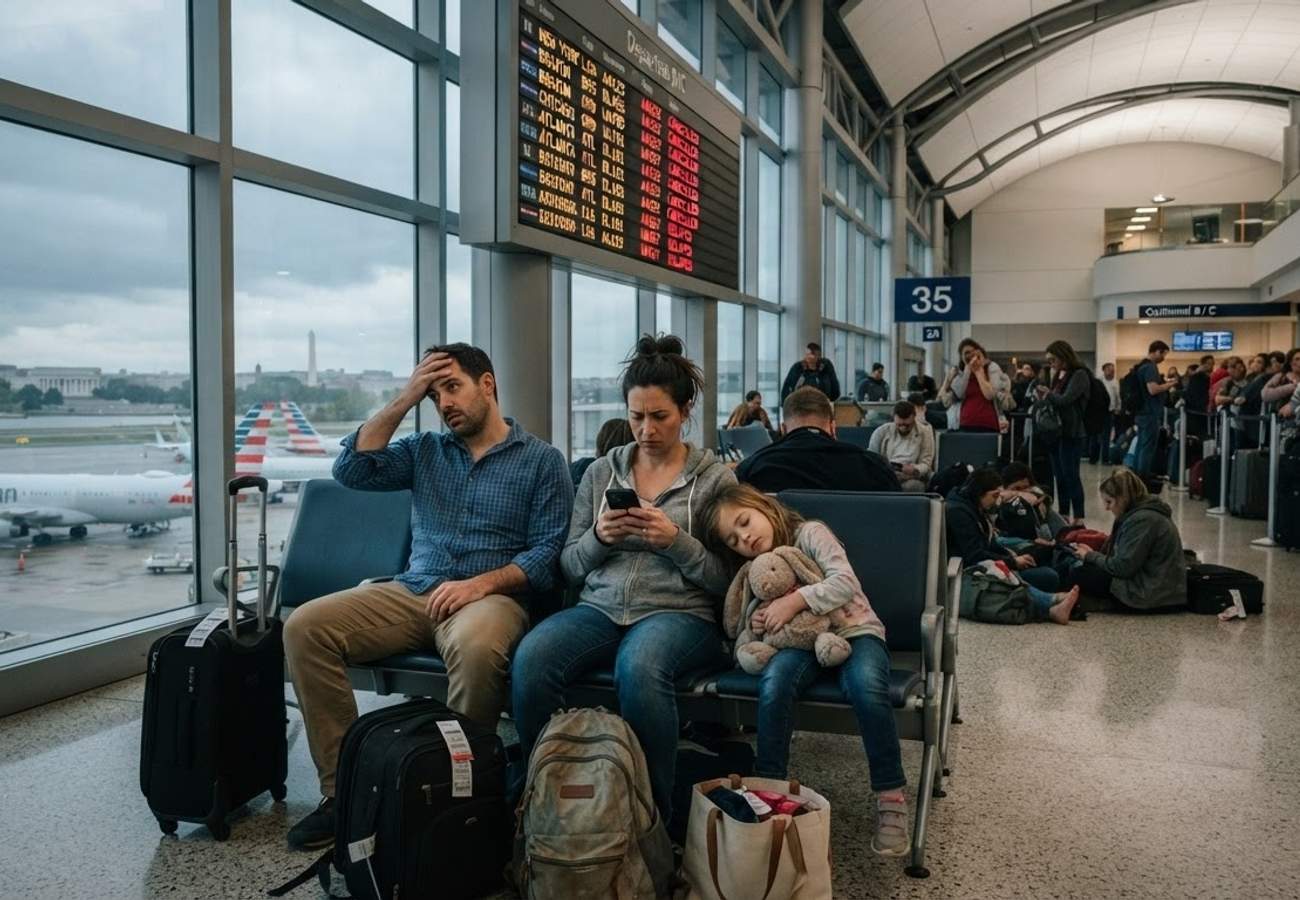 46 Flights Cancelled at Reagan National Airport Disrupting Travel to New York, Chicago, and Toronto