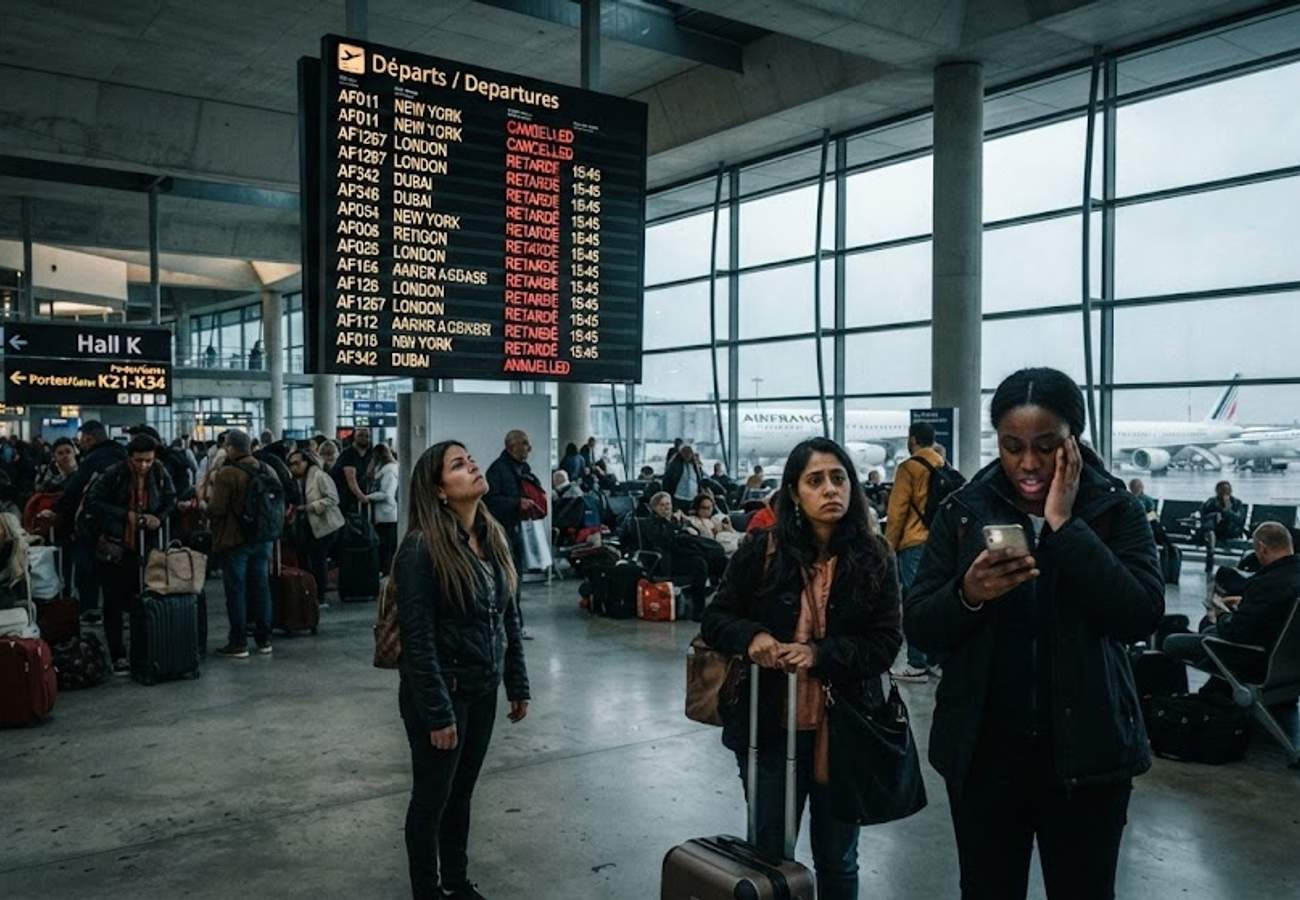 60 Flights Cancelled, 500+ Delays Paralyze France's Major Airports as Lufthansa, easyJet, Air France Ground Operations
