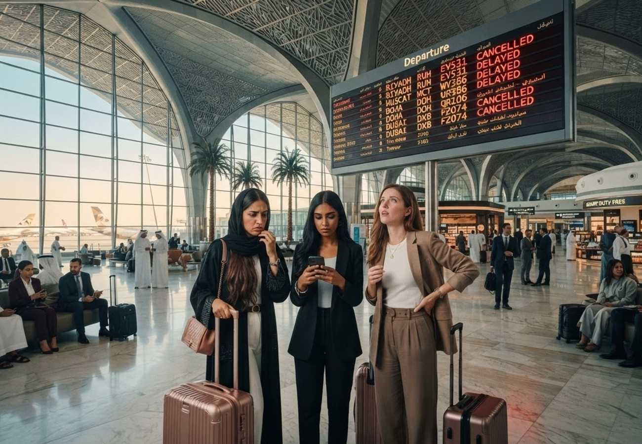 Abu Dhabi International Airport terminal view