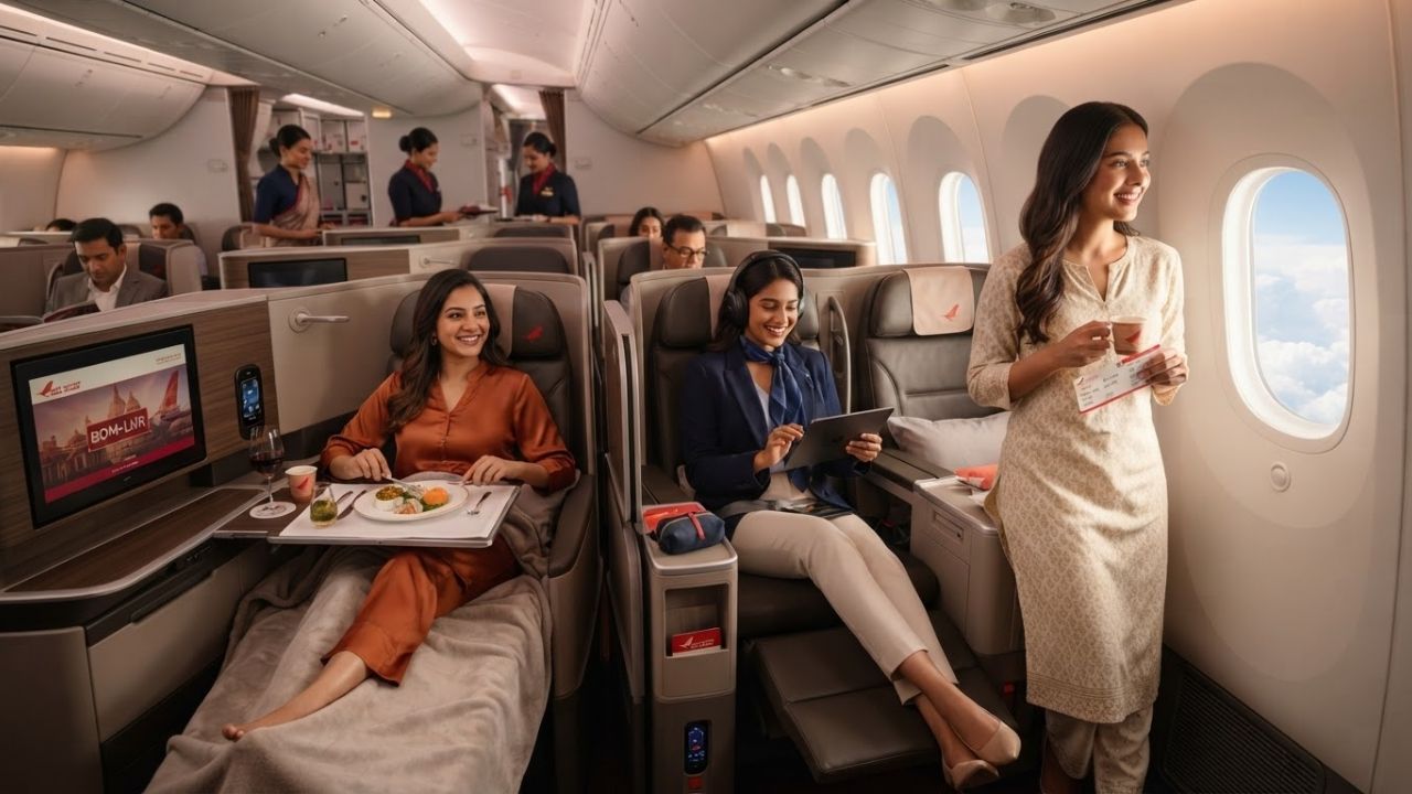 Air India Upgrades Mumbai to London Flights with New Boeing 787-9 Cabins