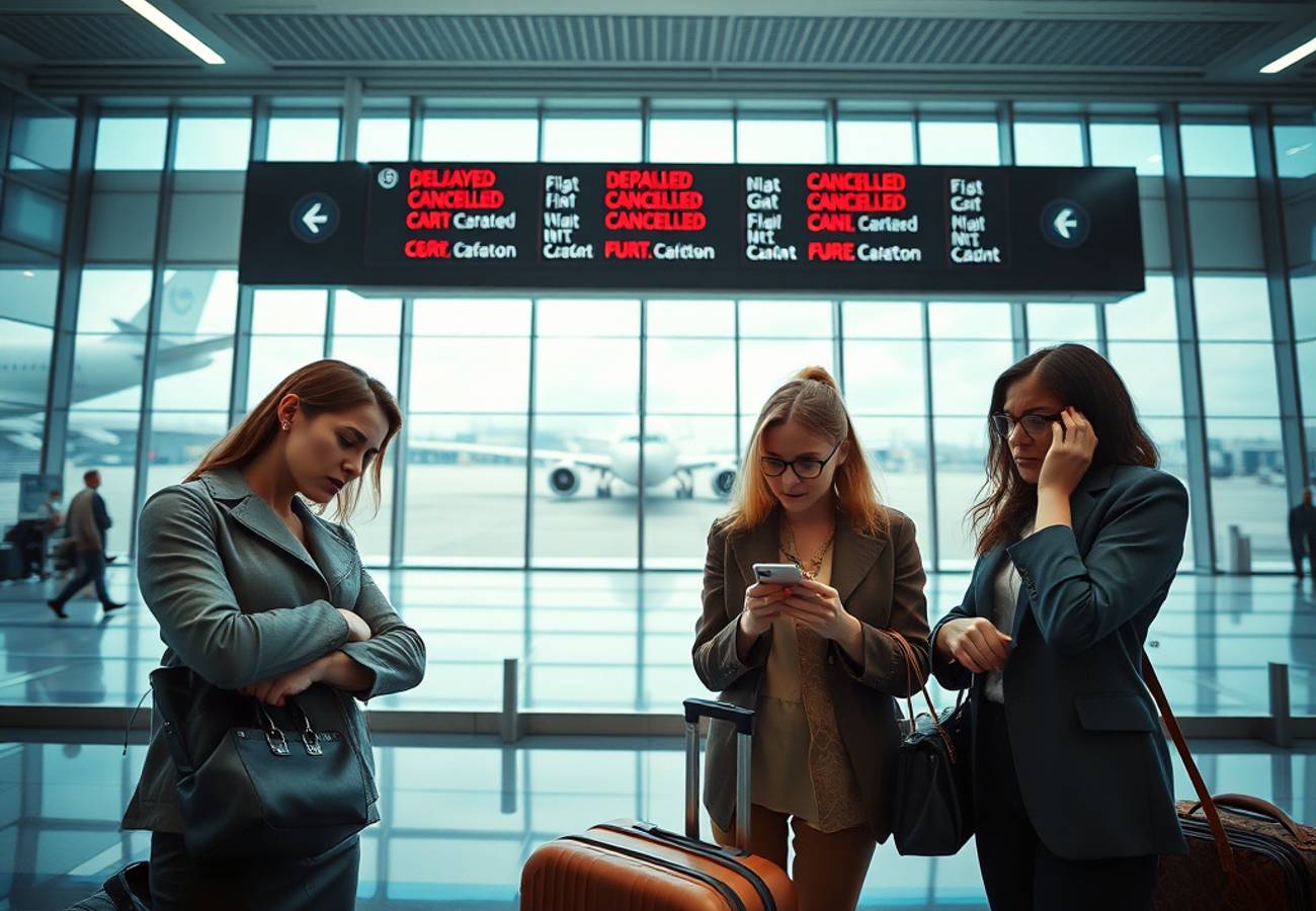 Business class airline cabin with empty lie-flat seats illustrating premium service expectations