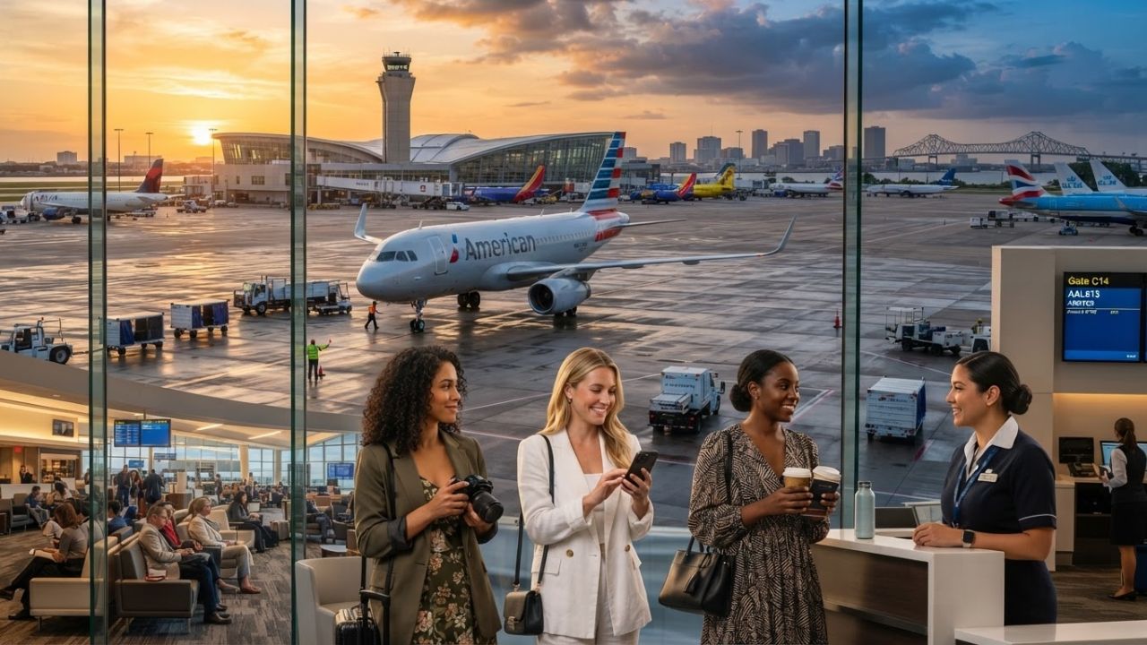 American Airlines Flight AAL813 Diverts to New Orleans