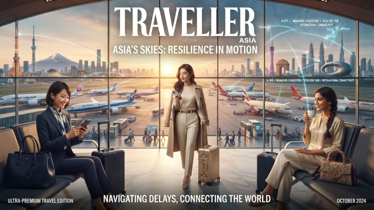 A crowded terminal at Tokyo Haneda Airport during major flight delays and schedule adjustments