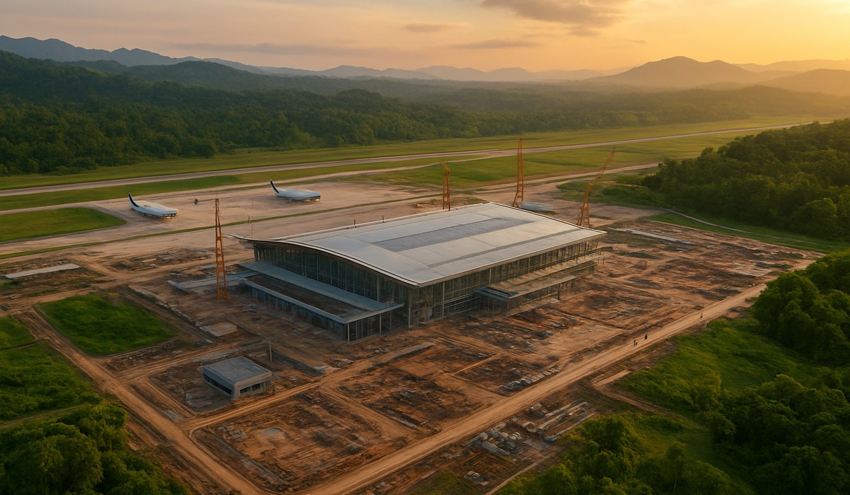 Assam greenfield airport development project, Northeast India aviation hub 2026