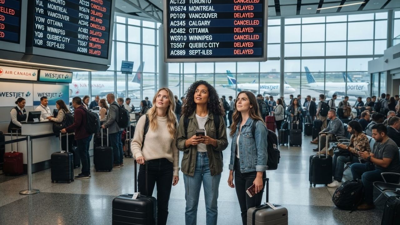 Canada flight cancellations at Toronto Pearson