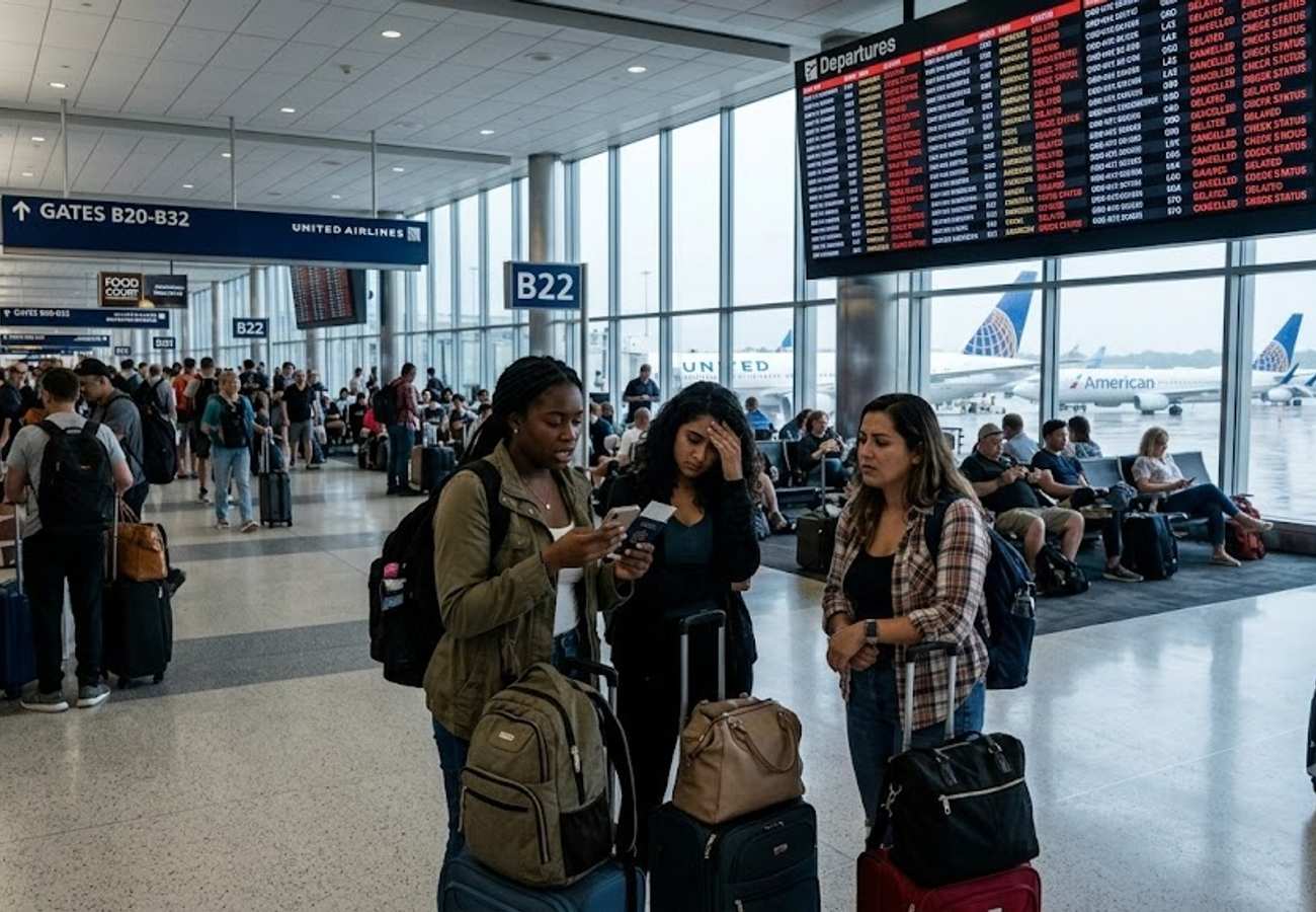 Chicago O'Hare International Airport operational disruption on July 4, 2026