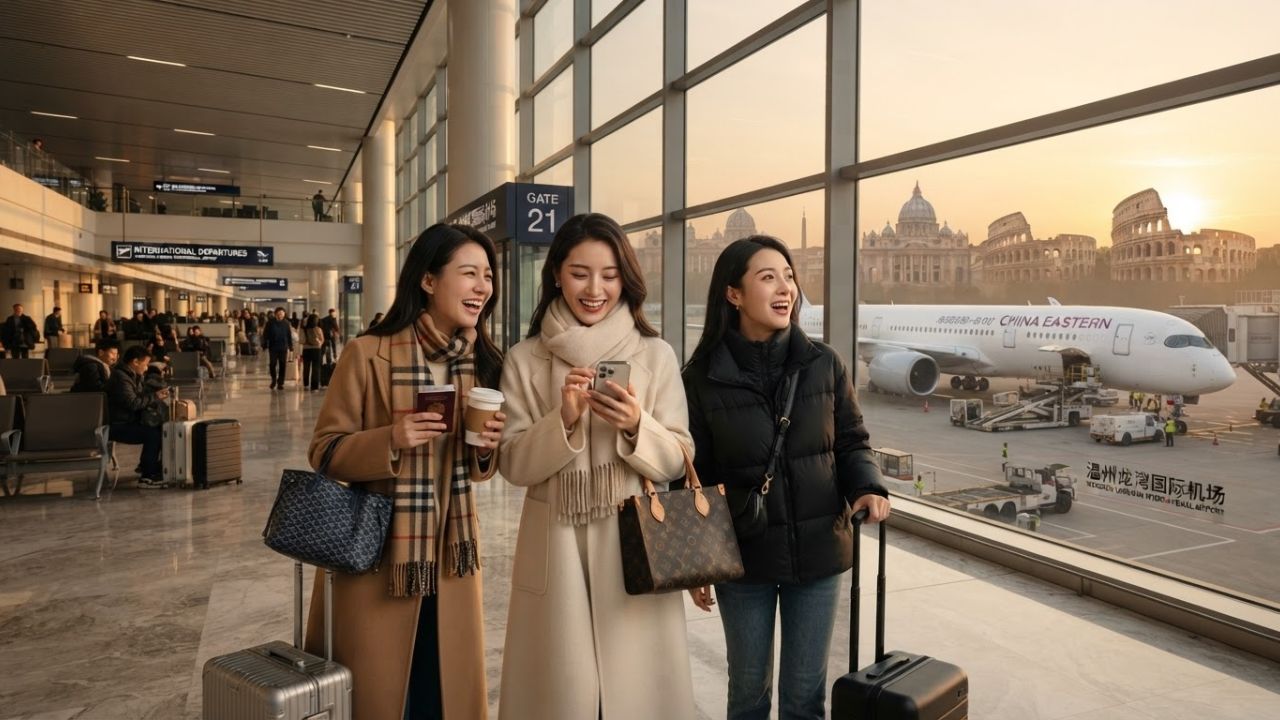 China Eastern Extends Wenzhou to Madrid and Rome Flights