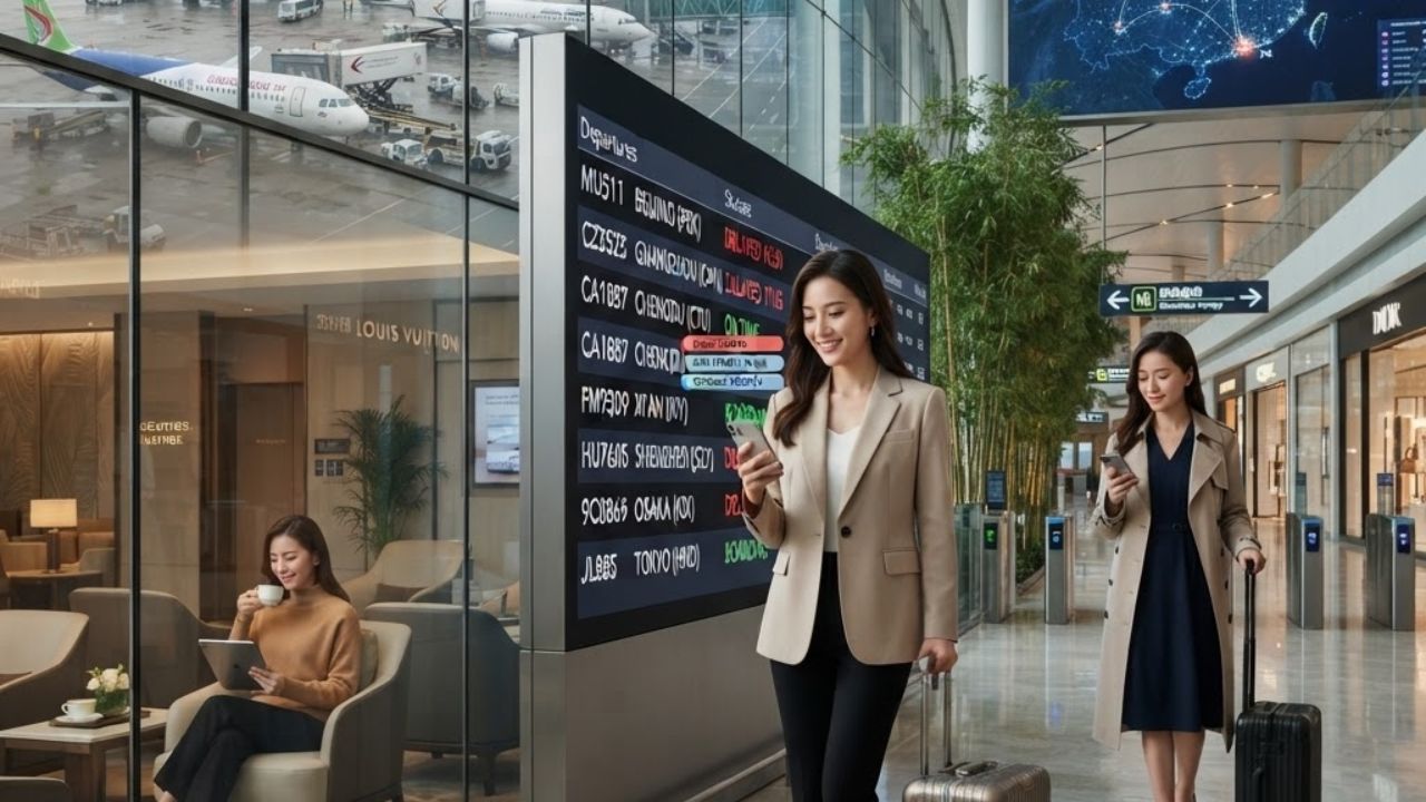 Chinese Aviation Hubs Experience Over Sixty Flight Cancellations and Two Thousand Delays Affecting China Eastern and China Southern Airlines