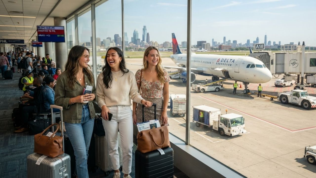 Delta Air Lines Airbus A321neo Flight From Salt Lake City to New York JFK Diverts to Philadelphia Following Northeast Corridor Traffic Management