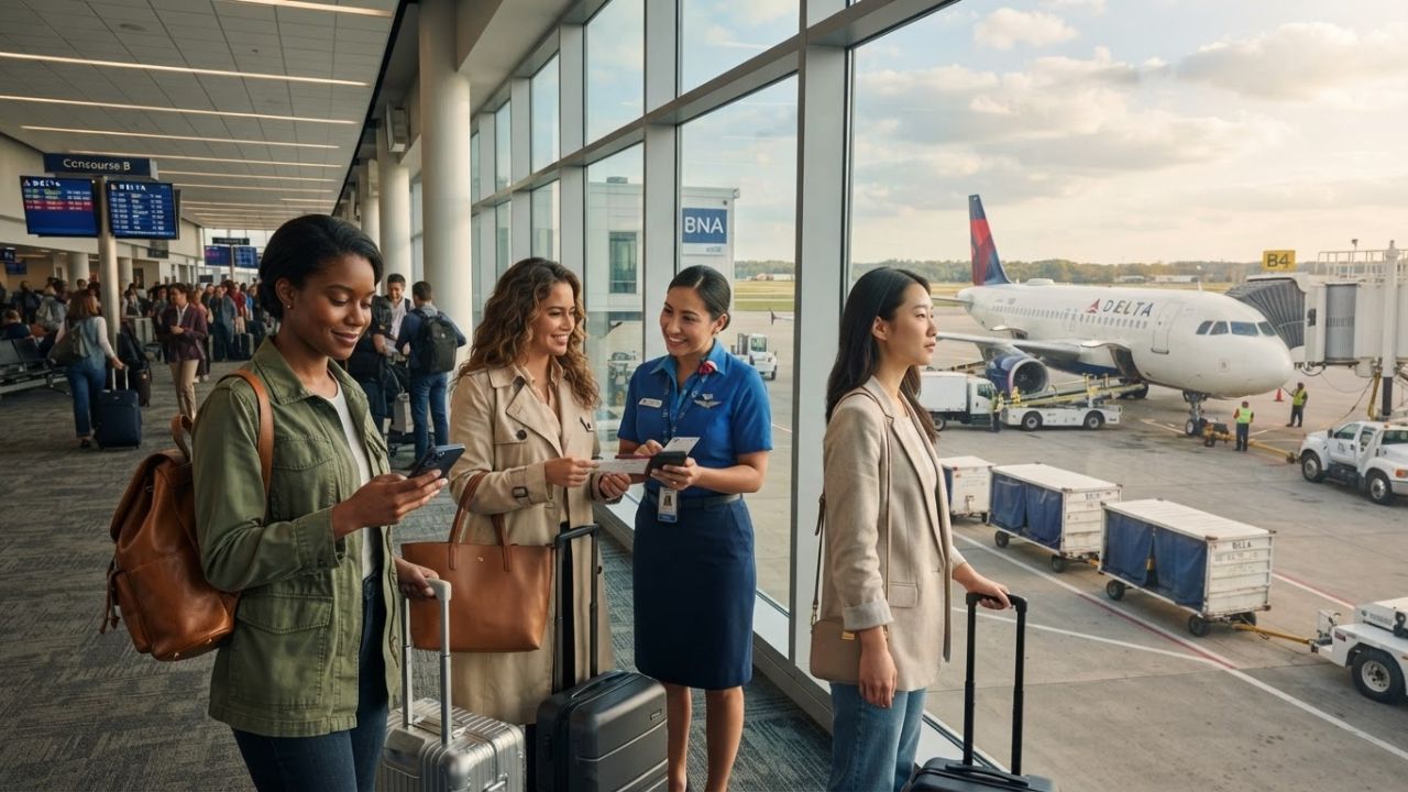 Delta Flight DL1940 Diverts to Nashville Due to Atlanta Airspace Congestion