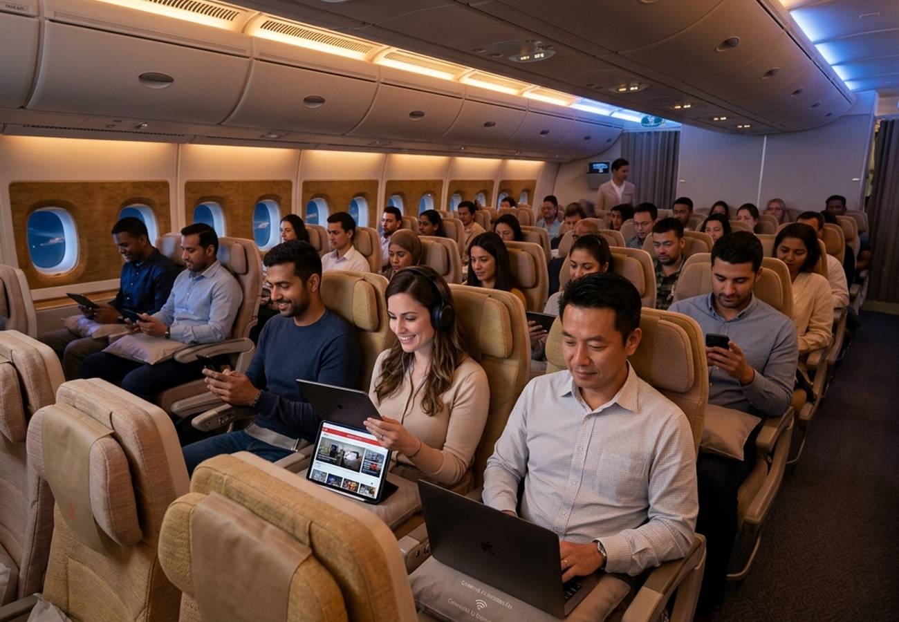 Emirates Crosses One Million Starlink Wi-Fi Connections in Seven Months as Free Gigabit Inflight Internet Transforms Long-Haul Travel Across Boeing 777 and Airbus A380 Fleet in 2026