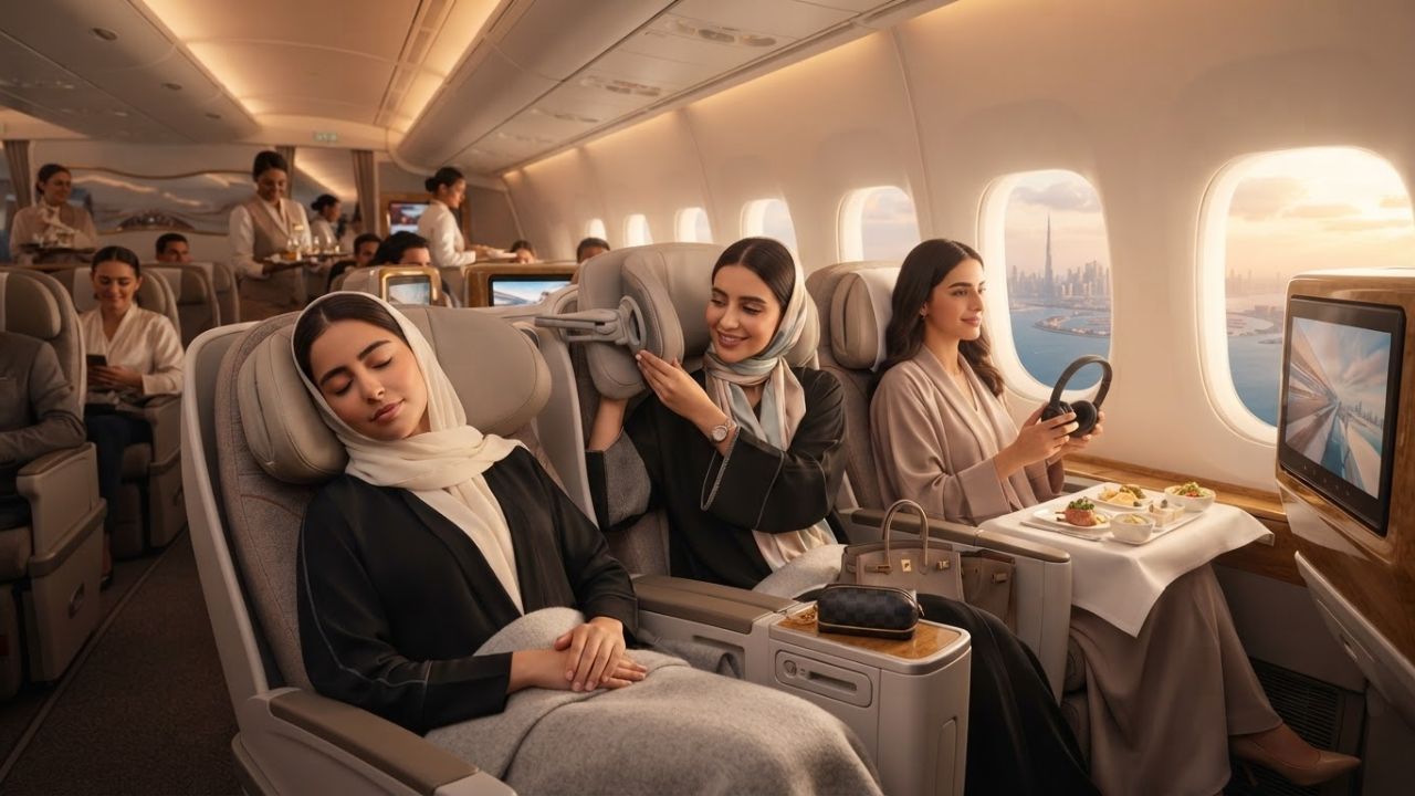 Emirates Becomes World's First Airline to Debut U-Dream Headrest in Economy Class Across Airbus A350, A380, and Boeing 777 Fleets