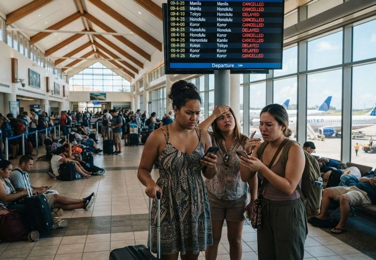 Guam International Airport Disruptions: United, Korean Air, and Philippine Airlines Cancel 14 Flights in 2026