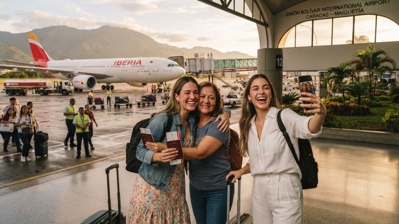 Iberia Airbus A330 aircraft representing resumption of South American flights