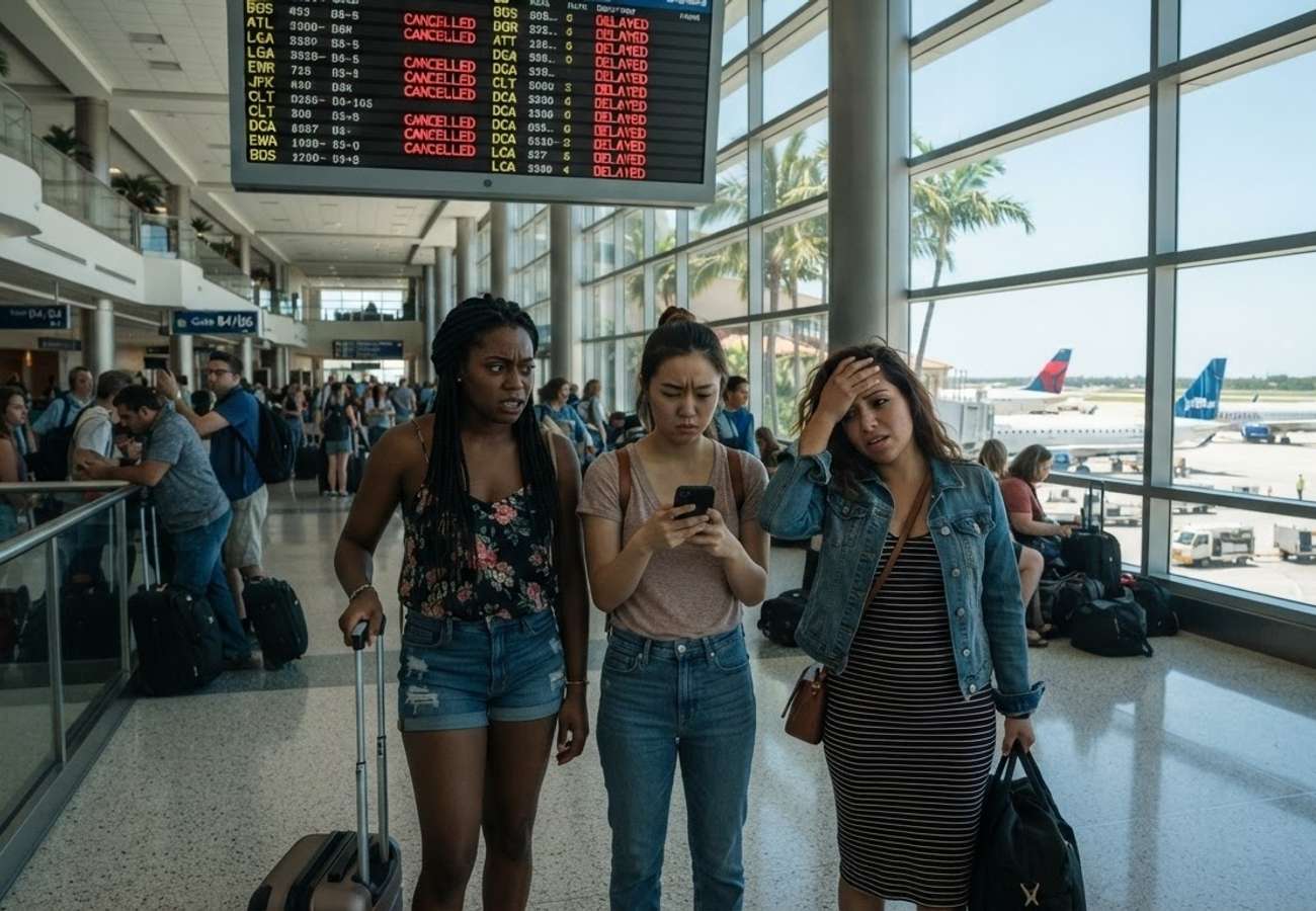JetBlue, Delta, and United Cancel Six Key Flights from Palm Beach Intl Airport to Major US Hubs in 2026