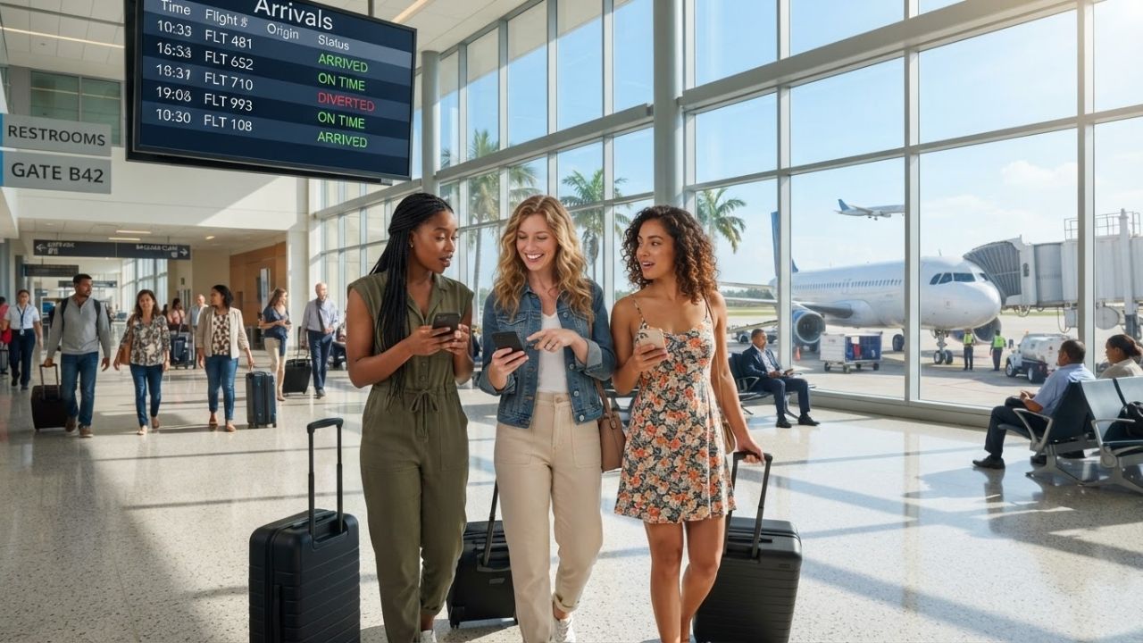 JetBlue Flight JBU1197 Diverts to Palm Beach Amid South Florida Airspace Congestion