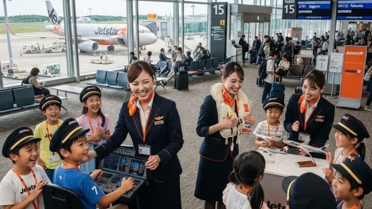 Jetstar Japan Launches Childrens Aviation Career Day