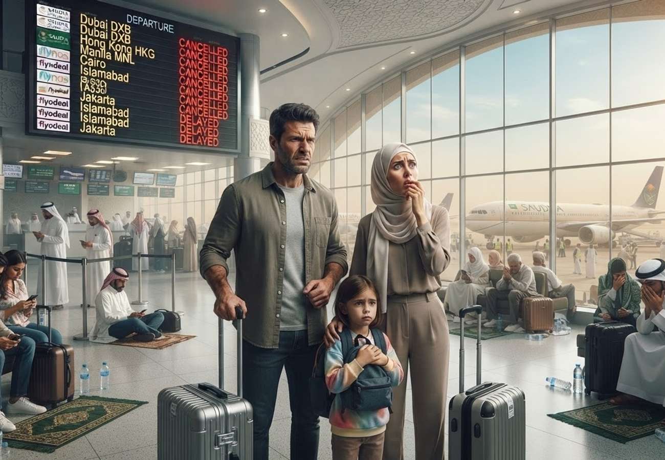 King Abdulaziz International Airport Disruptions: 16 Flights Cancelled Across Dubai and Asia Routes in 2026