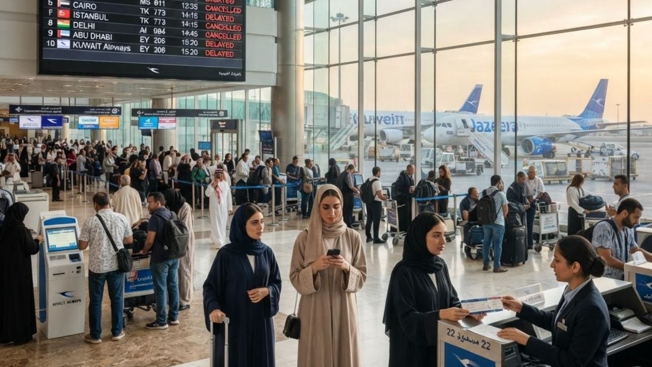 Kuwait Airport Flight Delays Cancellations Jazeera Kuwaitairways Kuwait Airport Flight Delays Cancellations Jazeera Kuwaitairways