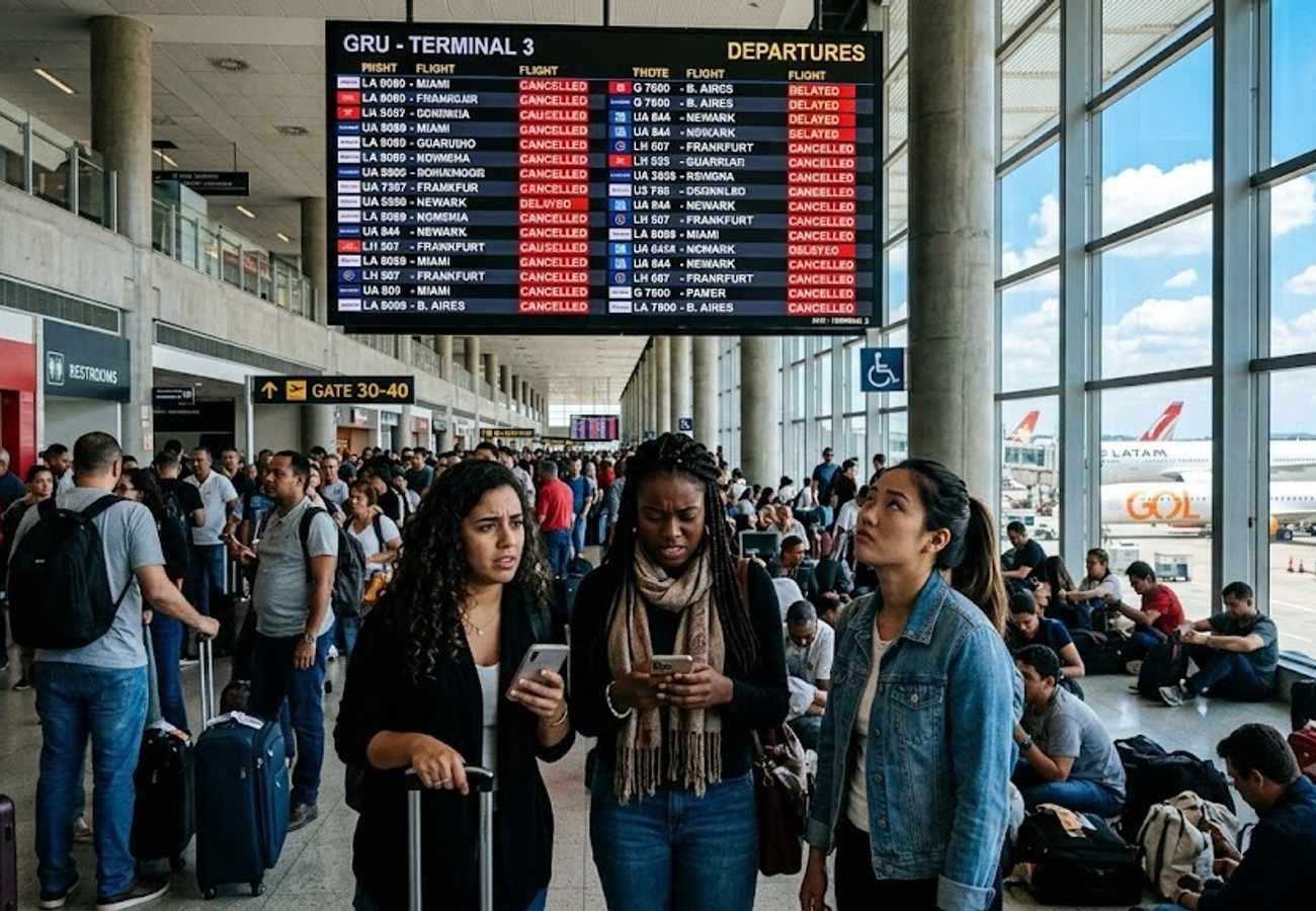 LATAM Airlines Grounds 9 Flights at São Paulo–Guarulhos Airport: 39 Delays Disrupt Brazil Routes July 2026
