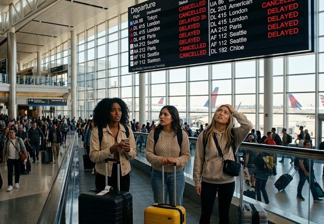 LAX Flight Cancellations: KLM United JetBlue American Airlines Cancel 4 Flights 50 Delays July 2026