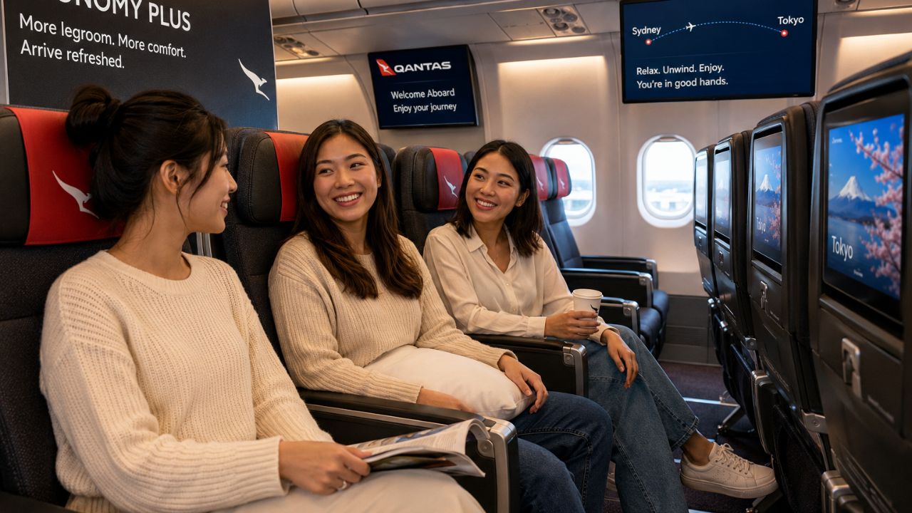 Qantas Launches Economy Plus Cabin on Japan A330 Flights