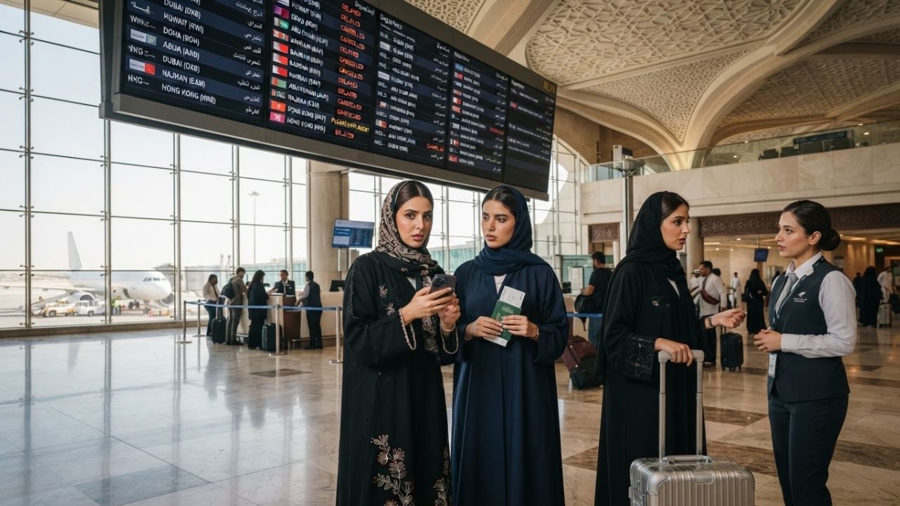 King Khalid International Airport Groundings Ground Thirty-Eight Scheduled Flights as Saudia and Flynas Suspend Regional Services